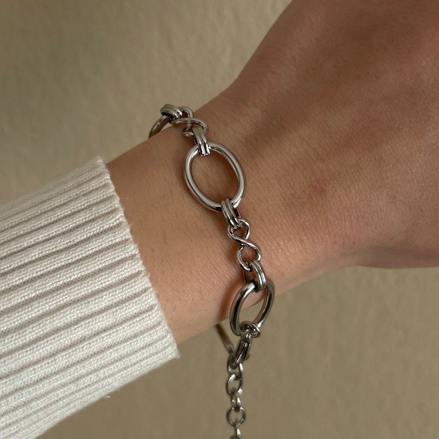 Infinity Bracelet Silver -New Collection