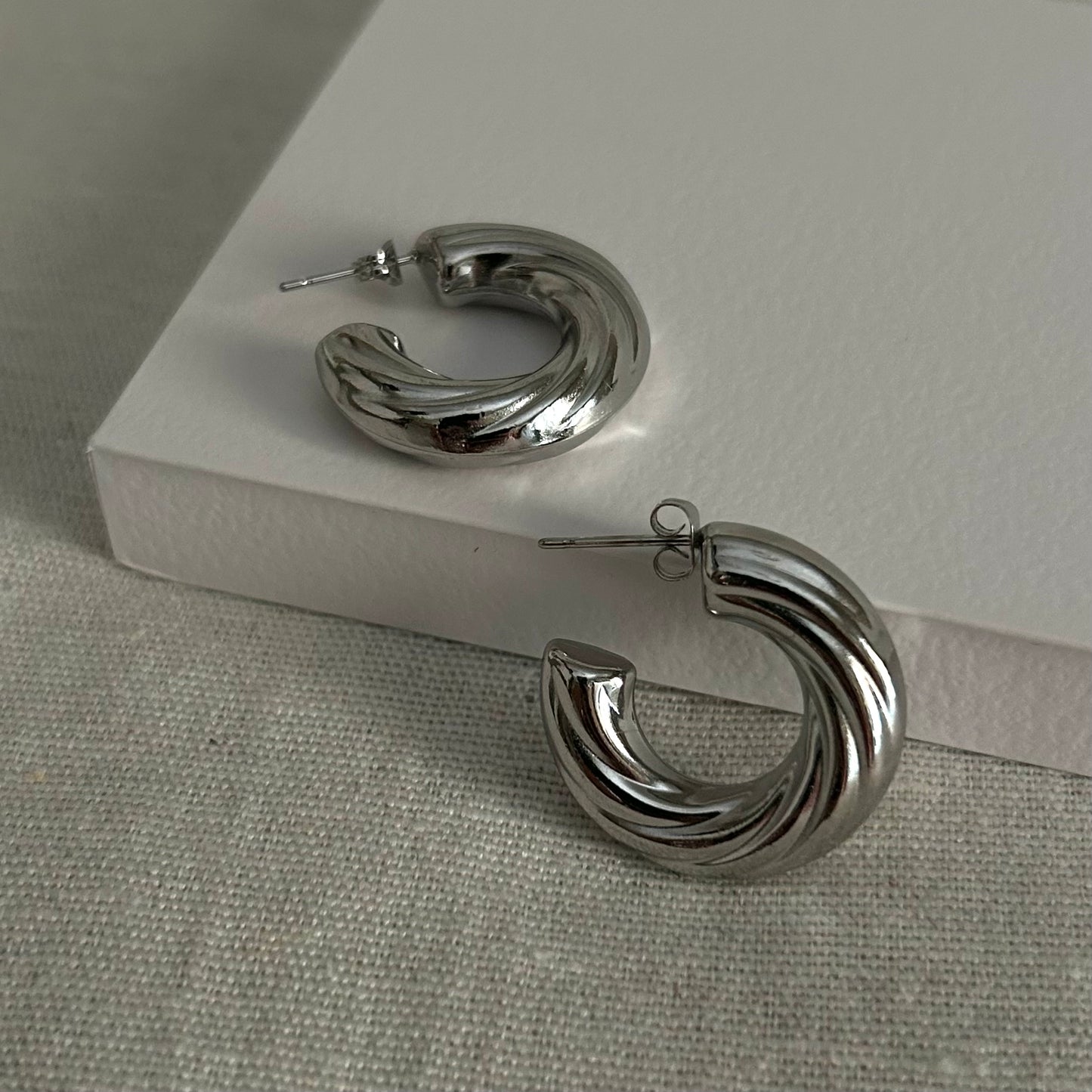 Emily Hoops Silver