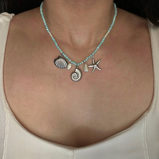 Ocean Charm Necklace -New Collection