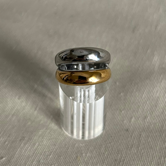 Violet Two Toned Ring -New Collection