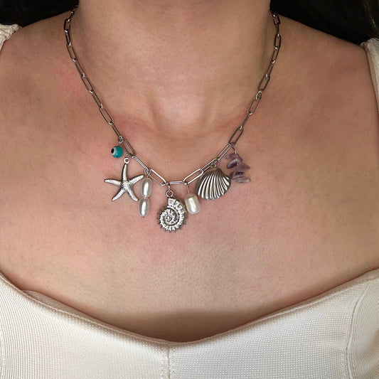Marseille Charm Necklace -New Collection