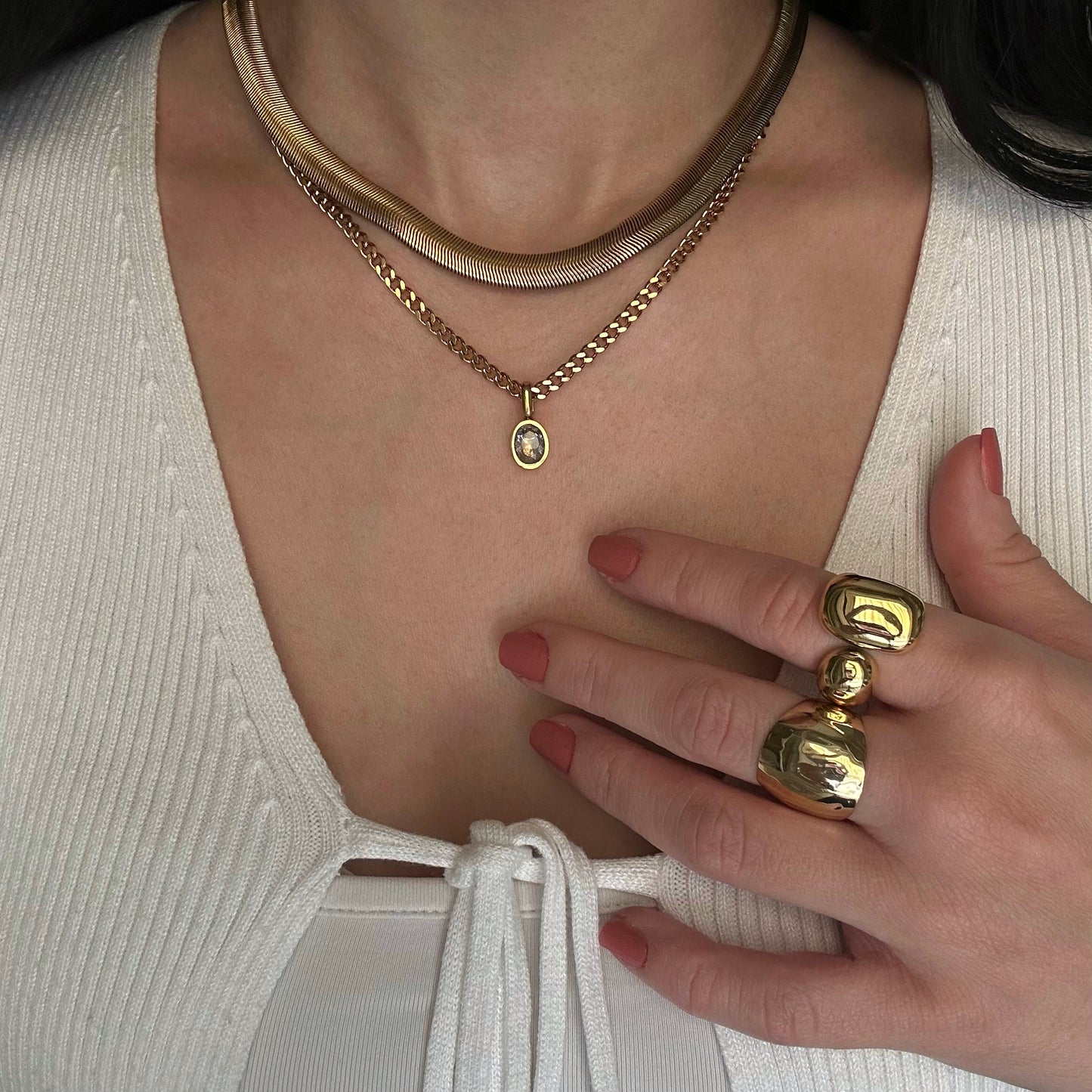 Chunky Snake Chain Gold