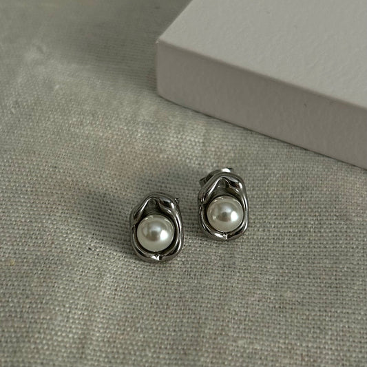 Zoe Earrings Silver -New Collection