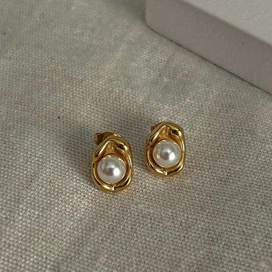 Zoe Earrings Gold -New Collection